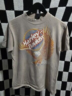 Men's Harley Davidson Rockford, Il Vintage Eagle Shirt Size Medium
